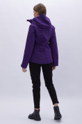 Оптом Куртка горнолыжная женская УЦЕНКА темно-фиолетового цвета 0127TF в Казани, фото 5