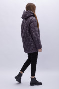 Оптом Куртка зимняя женская УЦЕНКА темно-фиолетового цвета 0128TF, фото 5