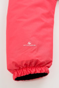 Оптом Куртка демисезонная подростковая для девочки розового цвета 016-2R, фото 6