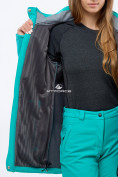 Оптом Костюм женский softshell бирюзового цвета 018125Br в Самаре, фото 6