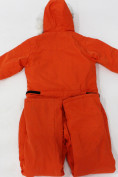 Оптом Комбинезон горнолыжный женский УЦЕНКА оранжевого цвета 0189O, фото 2