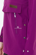 Оптом Костюм анорак женский softshell фиолетового цвета 01914F в Уфе, фото 8