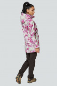 Оптом Костюм женский softshell розового цвета 01922-2R в Сочи, фото 4