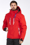 Оптом Мужской зимний горнолыжный костюм красного цвета 01966Kr в Перми, фото 4