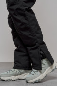 Оптом Горнолыжный костюм женский зимний черного цвета 02002Ch в Краснодаре, фото 17