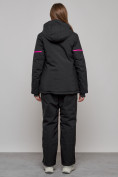 Оптом Горнолыжный костюм женский зимний черного цвета 02002Ch в Перми, фото 21