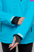 Оптом Горнолыжный костюм женский зимний синего цвета 02002S в Перми, фото 9