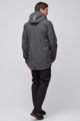 Оптом Спортивный костюм мужской softshell темно-серого цвета 02010TC в Омске, фото 3