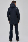 Оптом Спортивный костюм мужской softshell темно-синего цвета 02018-1TS, фото 5