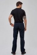 Оптом Спортивный костюм мужской softshell темно-синего цвета 02018-1TS в Омске, фото 15