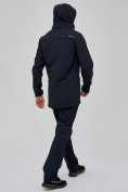 Оптом Спортивный костюм мужской softshell голубого цвета 02018TS в Волгоградке, фото 7
