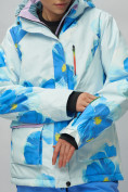 Оптом Горнолыжный костюм женский синего цвета 020231S, фото 14