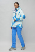 Оптом Горнолыжный костюм женский синего цвета 020231S в  Красноярске, фото 2