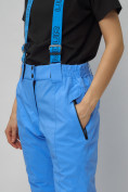 Оптом Горнолыжный костюм женский синего цвета 020231S в Сочи, фото 30