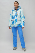 Оптом Горнолыжный костюм женский синего цвета 020231S в Оренбурге, фото 5