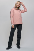 Оптом Костюм MTFORCE женский розового цвета 02034R в Перми