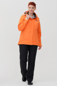 Оптом Костюм MTFORCE bigsize оранжевого цвета 02034-1O в Перми, фото 3