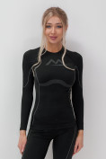 Оптом Термо лонгслив женский  серого цвета 02120Sr
