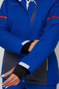 Оптом Горнолыжный костюм женский синего цвета 021530S, фото 11