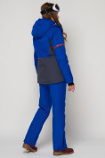 Оптом Горнолыжный костюм женский синего цвета 021530S в Казани, фото 8