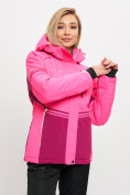 Оптом Горнолыжный костюм MTFORCE женский розового цвета 02153R, фото 7