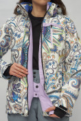 Оптом Горнолыжный костюм женский синего цвета 02202S в Перми, фото 14
