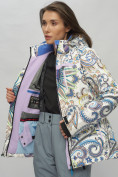 Оптом Горнолыжный костюм женский синего цвета 02202S в Казани, фото 15