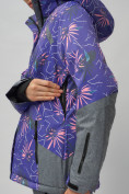 Оптом Горнолыжный костюм женский фиолетового цвета 02216F, фото 11