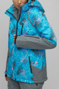 Оптом Горнолыжный костюм женский синего цвета 02216S, фото 9