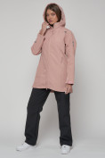 Оптом Костюм женская MTFORCE большого размера розового цвета 022335R, фото 5