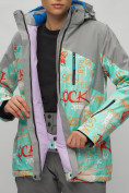 Оптом Горнолыжный костюм женский бирюзового цвета 02252Br в Перми, фото 14
