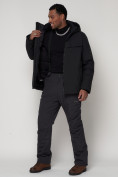Оптом Горнолыжный костюм MTFORCE мужской черного цвета 02261Ch, фото 2