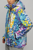 Оптом Горнолыжный костюм женский большого размера разноцветного цвета 02270Rz в Самаре, фото 13