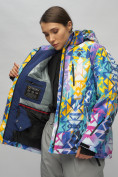 Оптом Горнолыжный костюм женский большого размера разноцветного цвета 02270Rz в Казани, фото 18