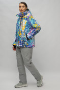 Оптом Горнолыжный костюм женский большого размера разноцветного цвета 02270Rz в Самаре, фото 2