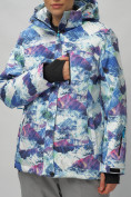 Оптом Горнолыжный костюм женский большого размера разноцветного цвета 02270S в Екатеринбурге, фото 11