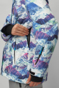 Оптом Горнолыжный костюм женский большого размера разноцветного цвета 02270S в Омске, фото 12