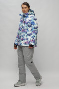 Оптом Горнолыжный костюм женский большого размера разноцветного цвета 02270S, фото 2