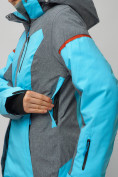 Оптом Горнолыжный костюм женский голубого цвета 02272-2Gl в Казани, фото 11
