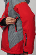 Оптом Горнолыжный костюм женский большого размера красного цвета 02272-3Kr в Перми, фото 9