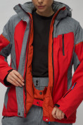 Оптом Горнолыжный костюм женский большого размера красного цвета 02272-3Kr в Оренбурге, фото 13