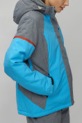 Оптом Горнолыжный костюм женский большого размера синего цвета 02272-3S, фото 7