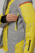 Оптом Горнолыжный костюм женский желтого цвета 02272J, фото 18
