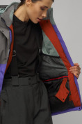 Оптом Горнолыжный костюм женский большого размера фиолетового цвета 02278F, фото 15