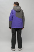 Оптом Горнолыжный костюм женский большого размера фиолетового цвета 02278F, фото 4