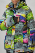 Оптом Горнолыжный костюм женский большого размера разноцветный 02278Rz, фото 11