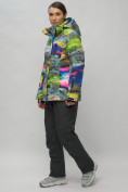Оптом Горнолыжный костюм женский большого размера разноцветный 02278Rz в Ростове-на-Дону, фото 2
