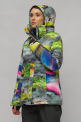 Оптом Горнолыжный костюм женский большого размера разноцветный 02278Rz во Владивостоке, фото 7