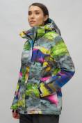 Оптом Горнолыжный костюм женский большого размера разноцветный 02278Rz в Саратове, фото 9