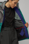 Оптом Горнолыжный костюм женский большого размера темно-зеленого цвета 02278TZ в Воронеже, фото 16